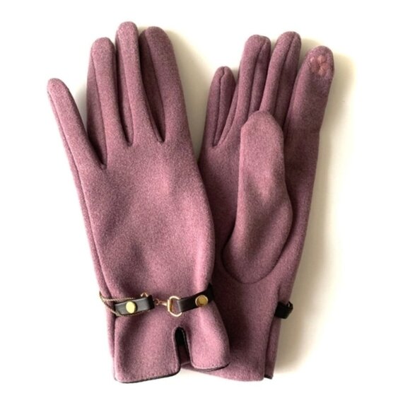 JEM Accessories - NWT ladies Mauve winter gloves ultrasoft
